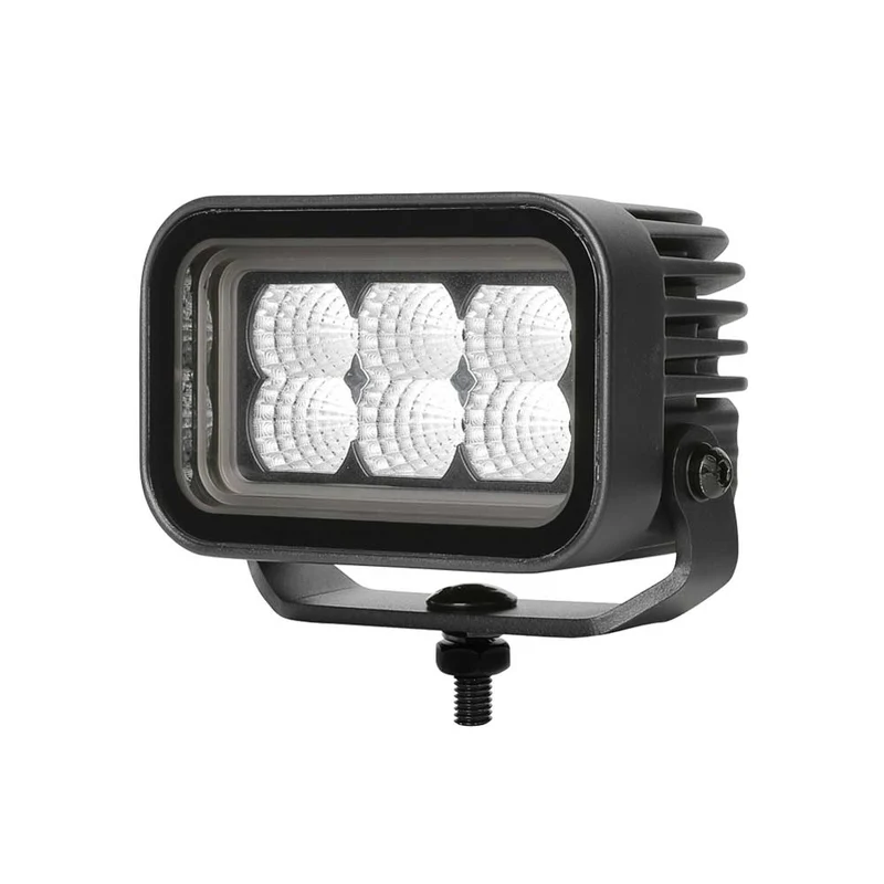 Lampe de travail rectangulaire Boreman Cube à effet tunnel 30 W / bicolore
