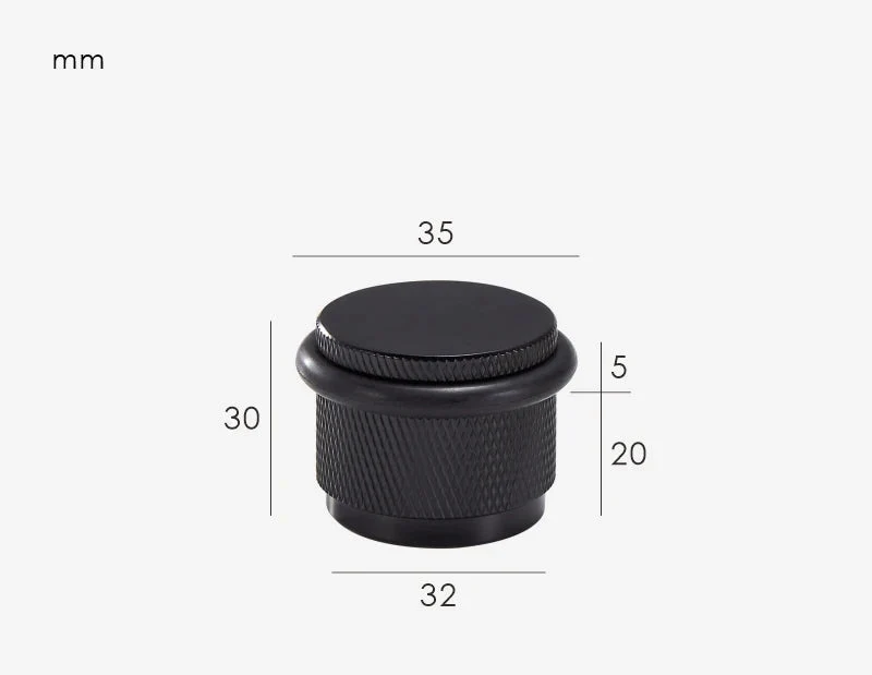Butoir de porte Noir 3cm