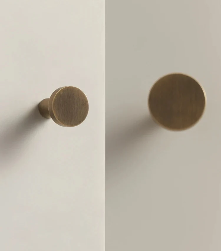 Bouton de meuble classique Style bronze