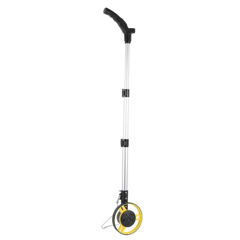 Built Different Digital Distance Measuring Wheel With Bright Lcd Screen And Rock Solid Rubber Wheel For Zero Hassle Hand Push Measurement In Meters Or Feet