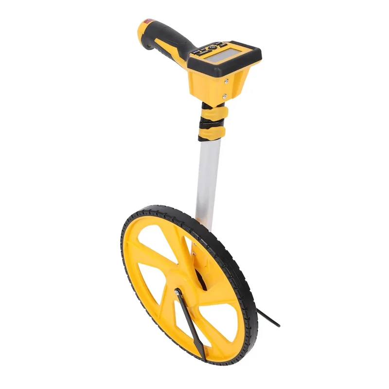 Slick Digital Distance Measuring Wheel With Bright Backlit Display And Hold Memory Feature For Nailing Quick Exterior Layouts Up To 100K Feet A Hell Of A Tool For Busy Foremen