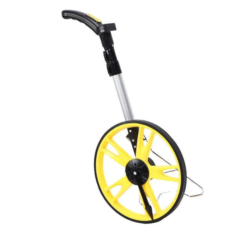 Hella Accurate Digital Measuring Wheel With Heavy Duty Telescopic Handle For Construction Layout And Landscaping Knocks Out Massive Survey Runs Up To 9999 Feet Dual Metric Imperial Display For Serious Crew Gear