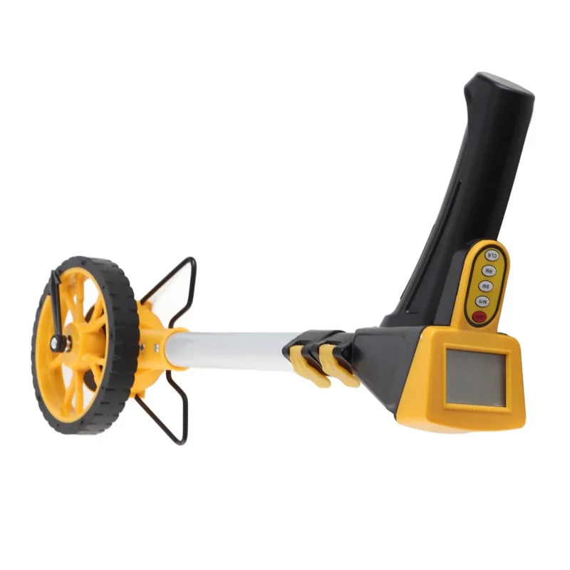 Heavy Hitter Digital Distance Measuring Wheel With Big Bold Screen For Smooth Road Layout And Property Line Mapping On Busy Construction Zones Or Farm Trails