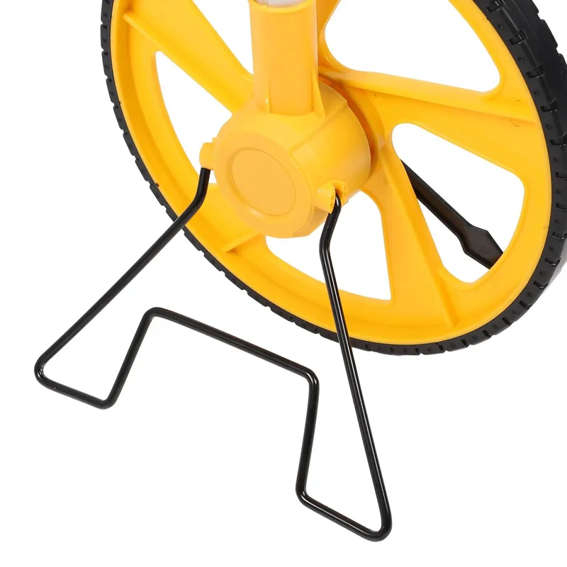 Digital Measuring Wheel With Backlit Display Telescopic Pole Extends Easy Reach Holds 5 Memory Slots One Button Wipe Converts Metric And Imperial A Badass Tool For Crews Wanting Precision On Massive Lots Without Guessing Or Losing Track