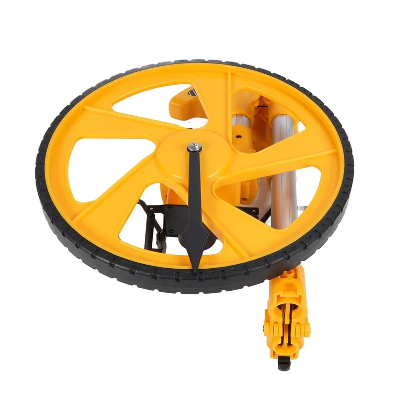 Heavy Duty Portable Measuring Wheel For Outdoor Renovation And Paving With Straight Up To Nine Thousand Nine Hundred Ninety Nine Meter Accuracy Rugged Walk The Yard Tool