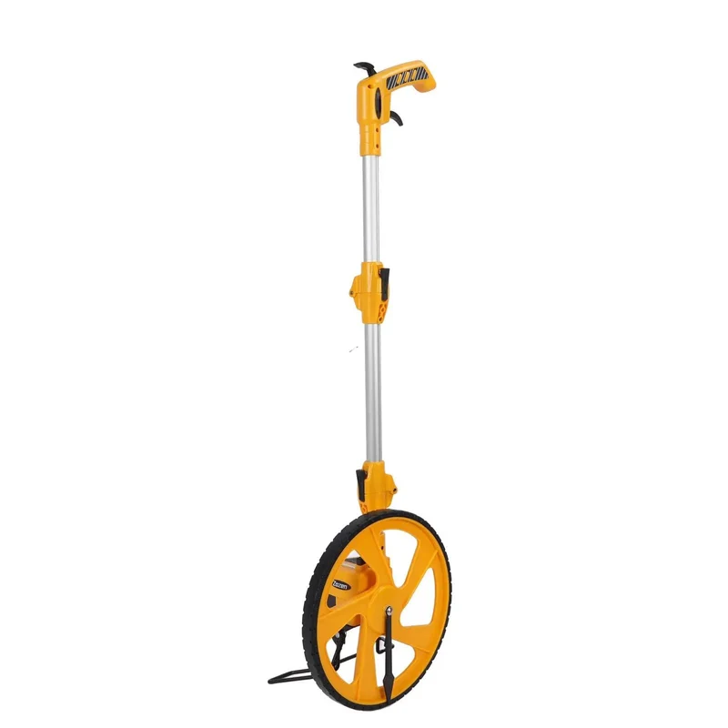 Heavy Duty Portable Measuring Wheel For Outdoor Renovation And Paving With Straight Up To Nine Thousand Nine Hundred Ninety Nine Meter Accuracy Rugged Walk The Yard Tool