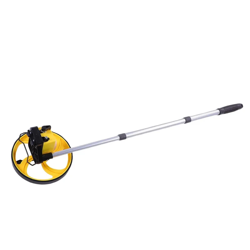 Slick Adjustable Telescopic Measuring Wheel Heavy Duty Survey Device Dead Accurate Distance Tracker Extends From Fourteen To Thirty Eight Inches No Sweat Job Site Ready Ace Quality Built To Kick Butt On Any Outdoor Project