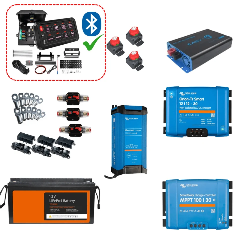VANPOWER SMART - Kit électricité van aménagé (avec schéma)