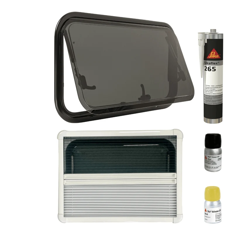 Pack Baie projetable SHADE + SIKAFLEX - Kit complet pour van aménagé et camping-car