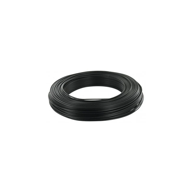 Câble souple H07V-K 1,5mm NOIR Couronne 100m