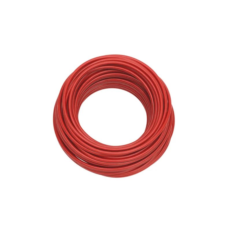Câble souple H07V-K 10mm ROUGE Couronne 100m