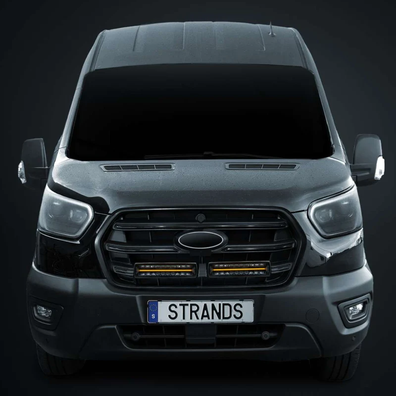 Kit de calandre avec double barre lumineuse Strands 12" Siberia XPA pour Ford Transit 2019-