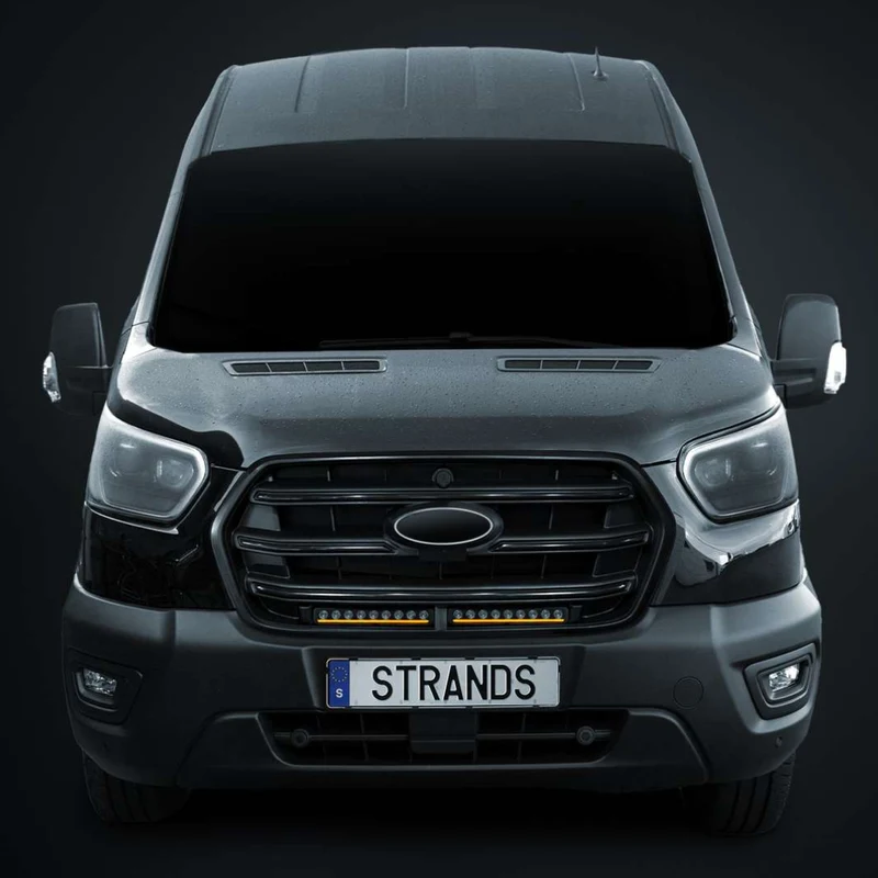 Kit de calandre avec barre lumineuse double Strands D-Line de 10 pouces pour Ford Transit 2019-