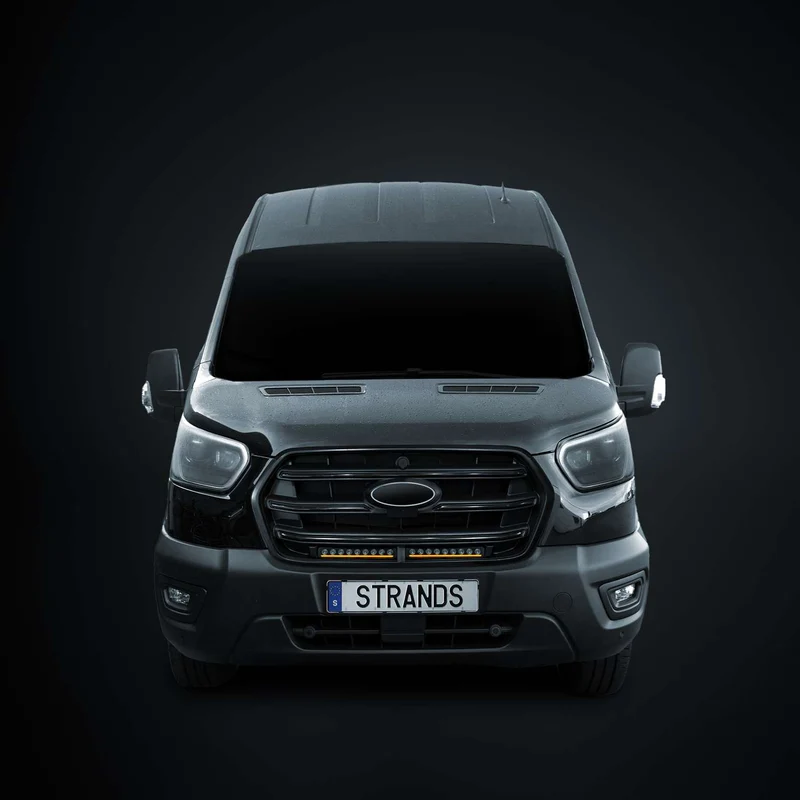 Kit de calandre avec barre lumineuse double Strands D-Line de 10 pouces pour Ford Transit 2019-
