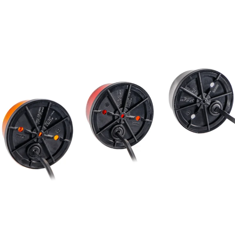 Feux de position ronds à LED Fristom FT-059 avec réflecteur et support