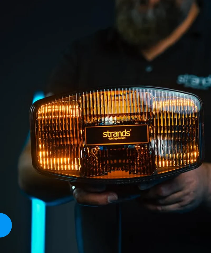 Phare de conduite ovale à LED Strands IZE OG / 9"
