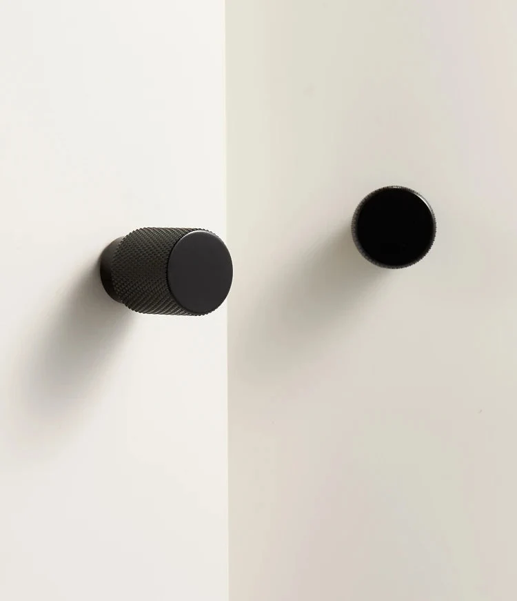 Bouton de Meuble Laiton Noir
