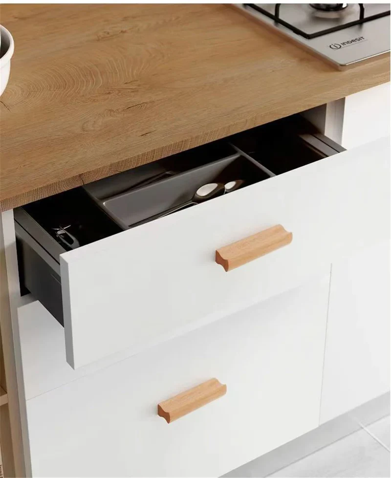 Poignée de Meuble en Bois Classique