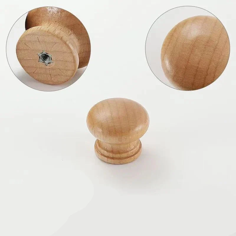 Poignée de Meuble en Bois Classique