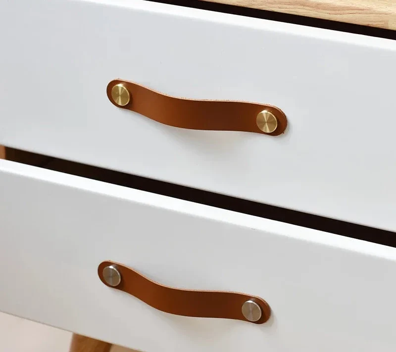 Poignée De Meuble en Cuir Design