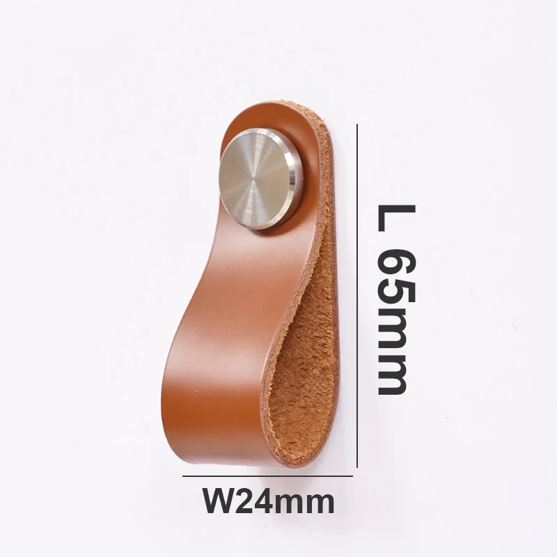 Poignée De Meuble en Cuir Design
