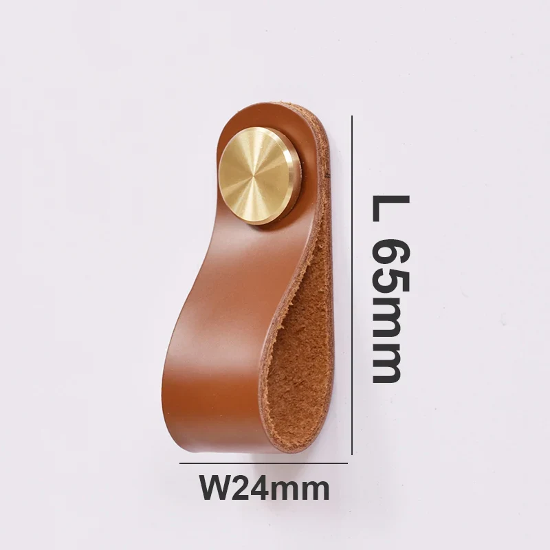 Poignée De Meuble en Cuir Design