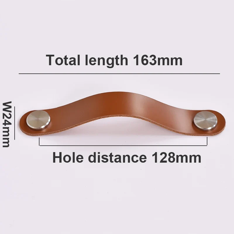 Poignée De Meuble en Cuir Design