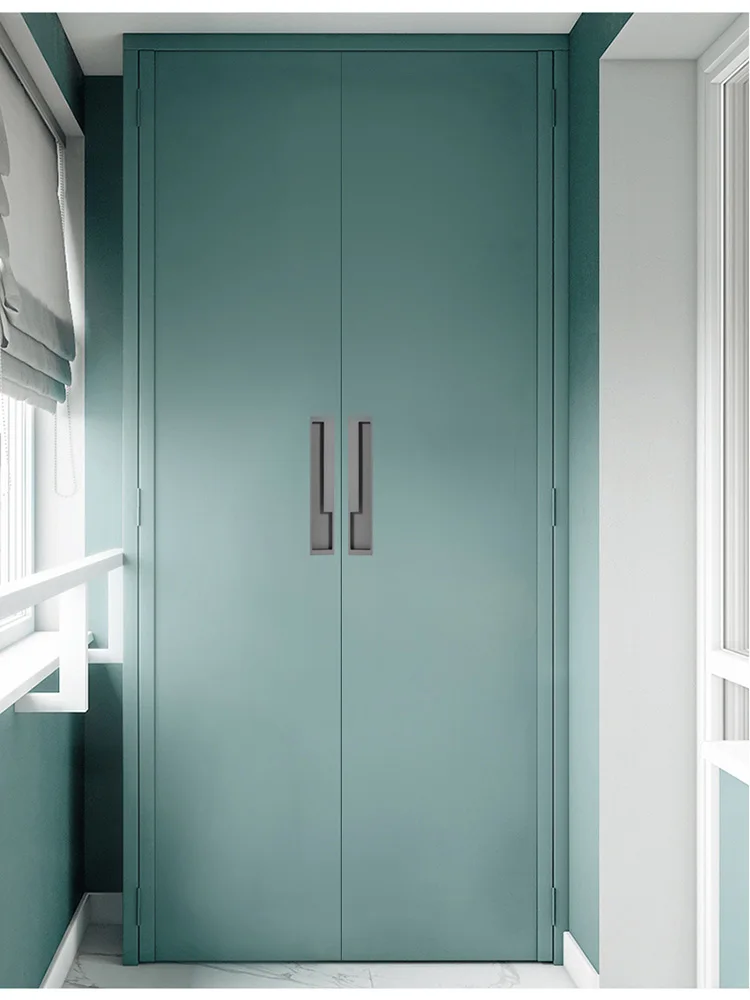 Poignée de porte coulissante encastrée gris