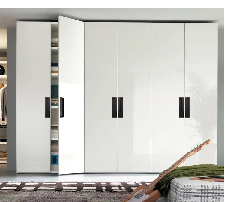 Poignée de porte coulissante encastrée gris