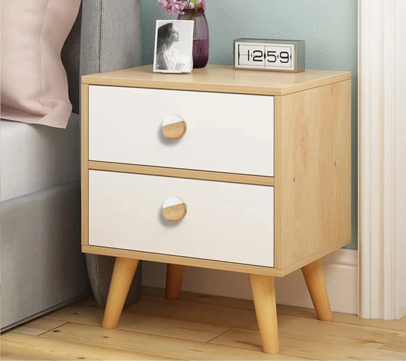 Bouton de Meuble Ronde Bois & Marbre