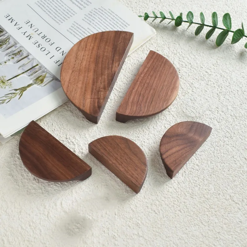 Bouton de meuble en Bois de Noyer