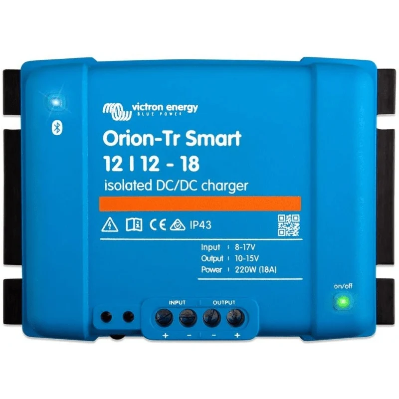 VICTRON Orion-Tr Smart 12/12 - 18A Isolé | Chargeur DC/DC Bluetooth