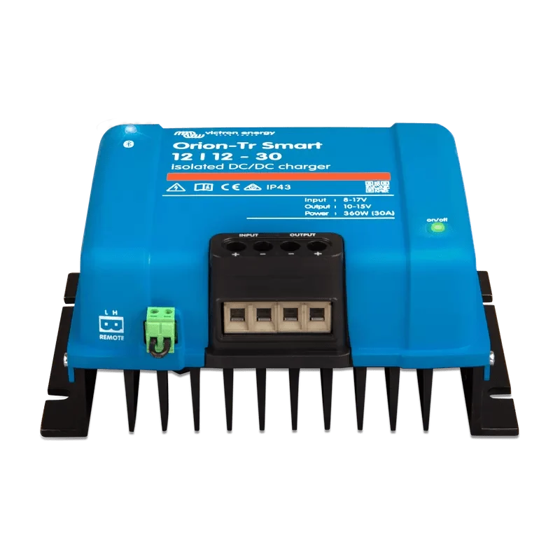 VICTRON Orion-Tr Smart 12/12-30A Isolé – Chargeur DC/DC 12V avec Bluetooth, Compatible Euro 5 & 6