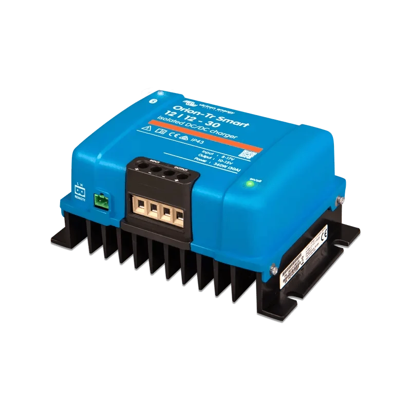 VICTRON Orion-Tr Smart 12/12-30A Isolé – Chargeur DC/DC 12V avec Bluetooth, Compatible Euro 5 & 6