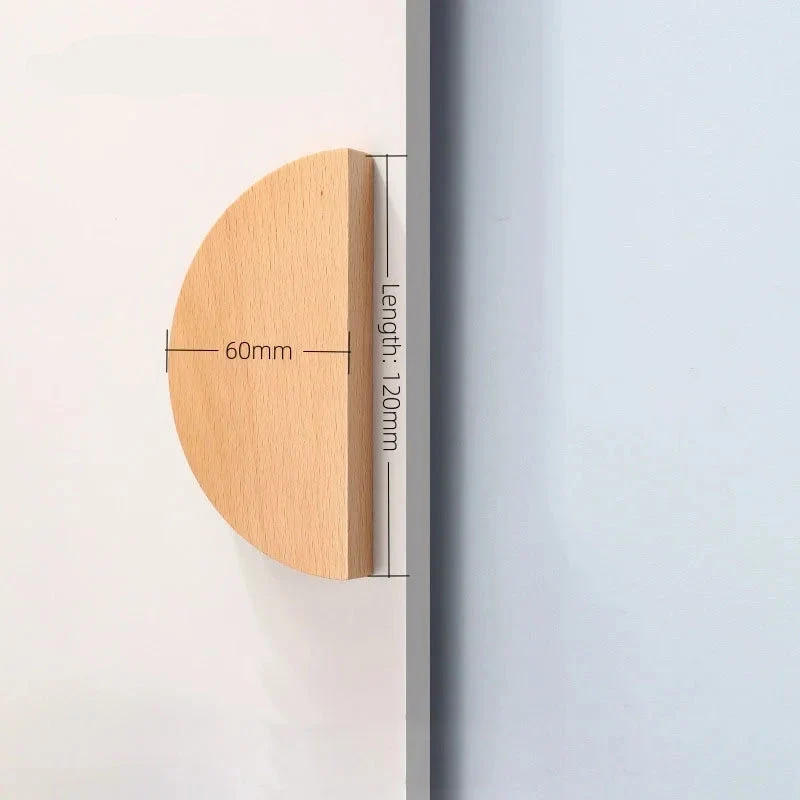 Bouton de meuble en bois de chêne