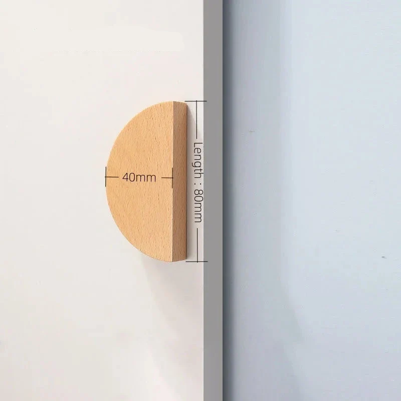Bouton de meuble en bois de chêne
