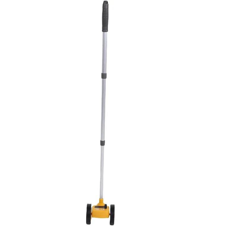 Top Shelf Rolling Measuring Wheel With Extendable Handle And Dead On Numeric Dial For Smooth Yardage Counting And Big Job Site Work That Contractors And Diy Crews Straight Up Swear By Daily