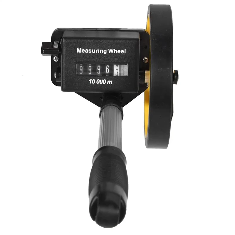 Pro Grade Distance Measuring Wheel With Telescopic Handle And Precision Roll Counter For Land Surveyors Seeking An Ace Durable Yard Gauge That Is Straight Up Slick On Every Site