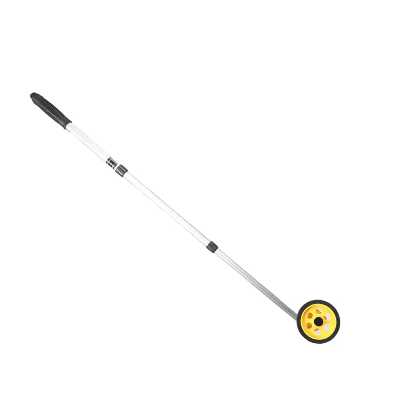Extendable Measuring Wheel Featuring Dead On Accuracy And Hassle Free Rolling For Landscaping Construction And Pro Projects Adjusts From Forty Five To One Hundred Two Centimeters Straight Up Reliable Tool