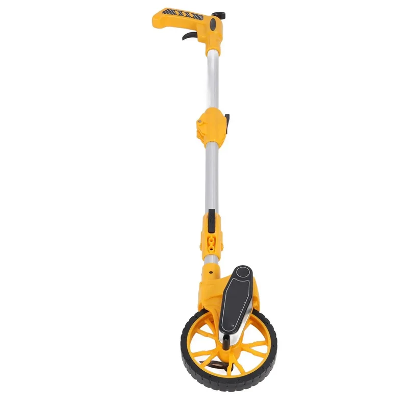 Heavy Duty Distance Measuring Wheel Portable Folding Yardage Tool With Built Tough Frame And Spot On Precision For Any Job Site That Demands Smooth Rolling Reliability And Crisp Readings