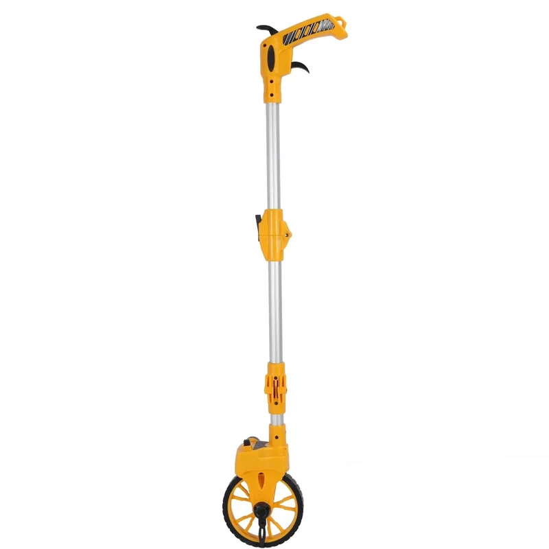 Heavy Duty Distance Measuring Wheel Portable Folding Yardage Tool With Built Tough Frame And Spot On Precision For Any Job Site That Demands Smooth Rolling Reliability And Crisp Readings