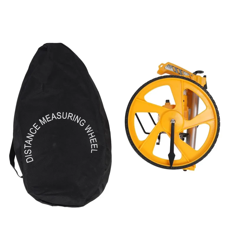 Solid Gear Foldable Measuring Wheel For Contractors And Crew Delivers Hella Accurate Distance Tracking With A Durable Carry Bag Built For Every Single Grind