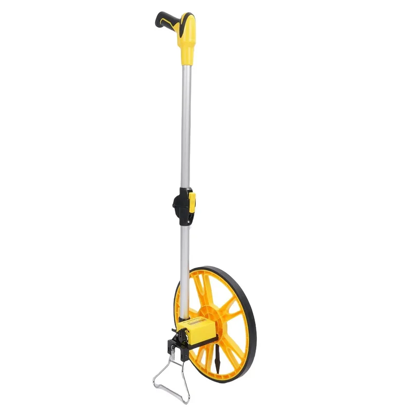 Heavy Duty Portable Mechanical Measuring Wheel Offers Spot On Accuracy And Smooth Rolling For Fast Field Surveys Road Layout And Handy Diy Tasks Compact Frame Slides Straight Into Your Truck Toolbox For Quick Grab And Go Distance Tracking