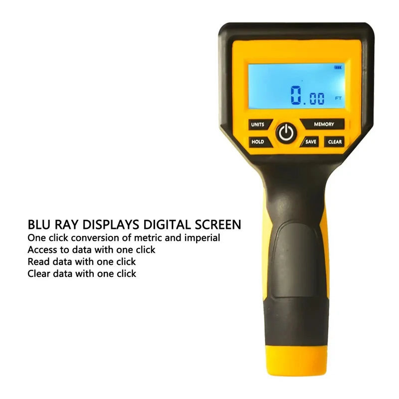 Heavy Duty Digital Measuring Wheel With Backlit Screen And 100000 Foot Range Featuring Hella Accurate Roll Tracking Metric Imperial Switch Memory Storage For Tough Outdoor Projects And Layout Work