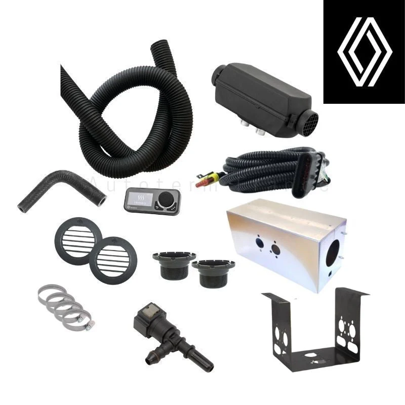 Kit chauffage Renault Trafic - montage extérieur