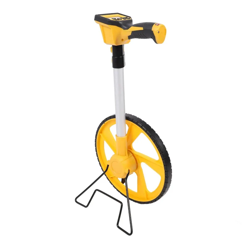 Contractor Favorite Handheld Distance Measuring Wheel With Bright Backlit LCD Display And Quick Hold Button For No Sweat Yardage Tracking Metric And Imperial Measurements