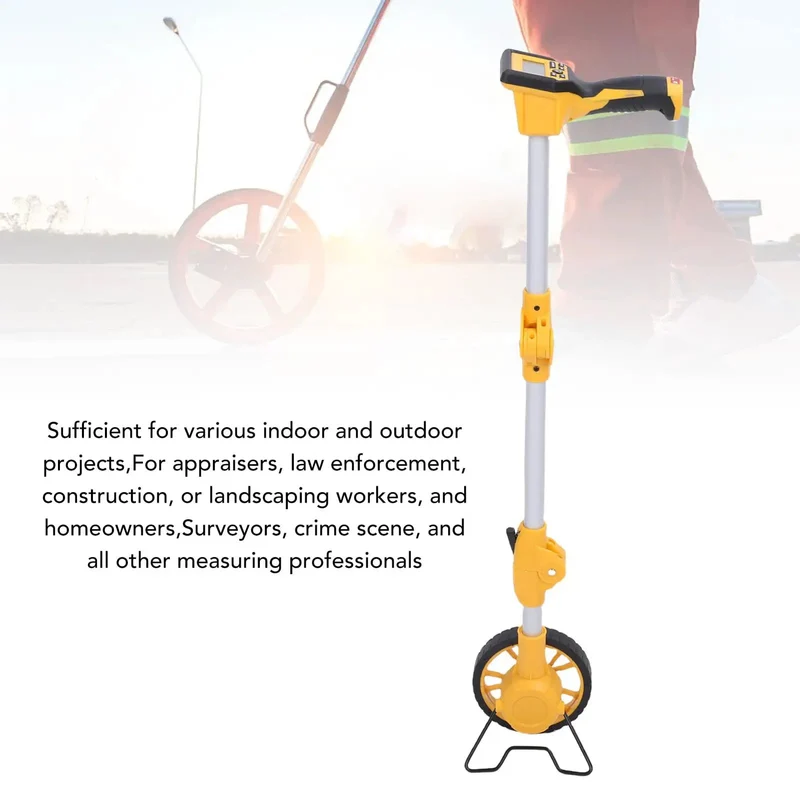 Digital Measuring Wheel For Surveying With Backlit Ip54 Screen Built Tough For The Daily Grind Tracking Yardage Smooth On Outdoor Job Sites Without Skipping A Beat During Heavy Work Shifts Today