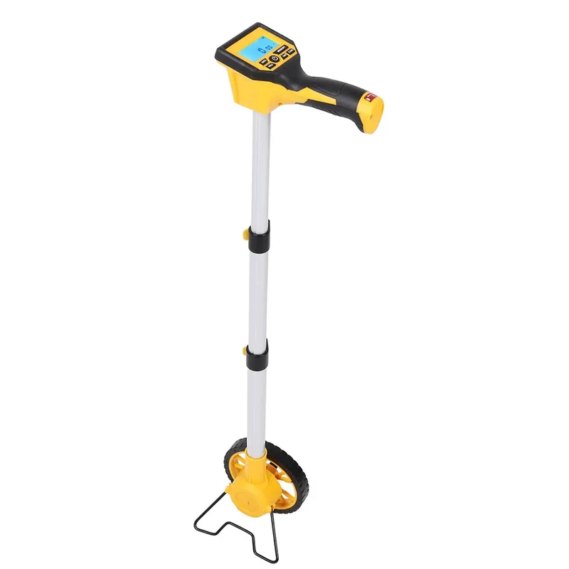 Badass Digital Display Measuring Wheel With Slick Backlit Screen For Hassle Free Distance Tracking And Precise Feet Inches Yards Metric Imperial Measurements Indoors Outdoors With Sturdy Ergonomic Handle