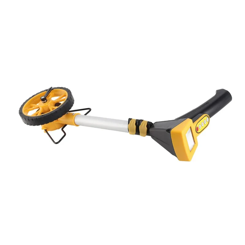 Workhorse Digital Walking Measuring Wheel With Big Glare Free Screen And Tough Anti Skid Wheel For Accurate Yard Surveying And Road Check Foldable Body Easy Carry Pro Quality Gear
