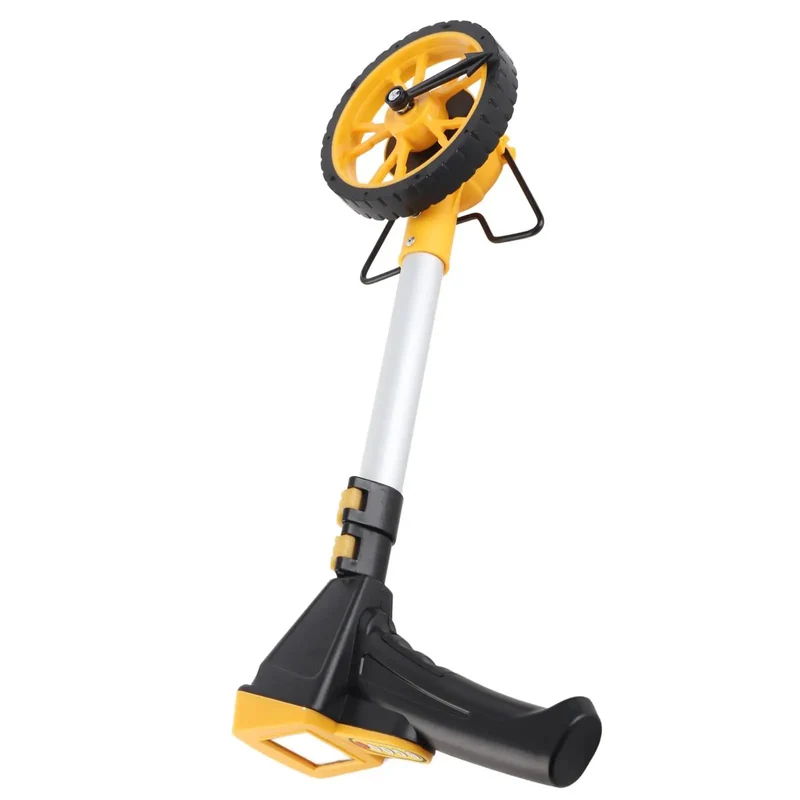 Workhorse Digital Walking Measuring Wheel With Big Glare Free Screen And Tough Anti Skid Wheel For Accurate Yard Surveying And Road Check Foldable Body Easy Carry Pro Quality Gear